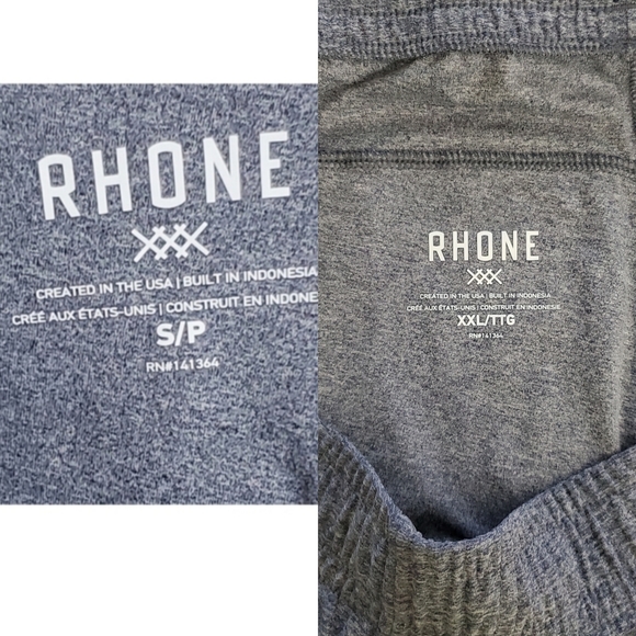 NWT Rhone reign all around jogger pants midnight heather performance lightweight - Picture 13 of 14